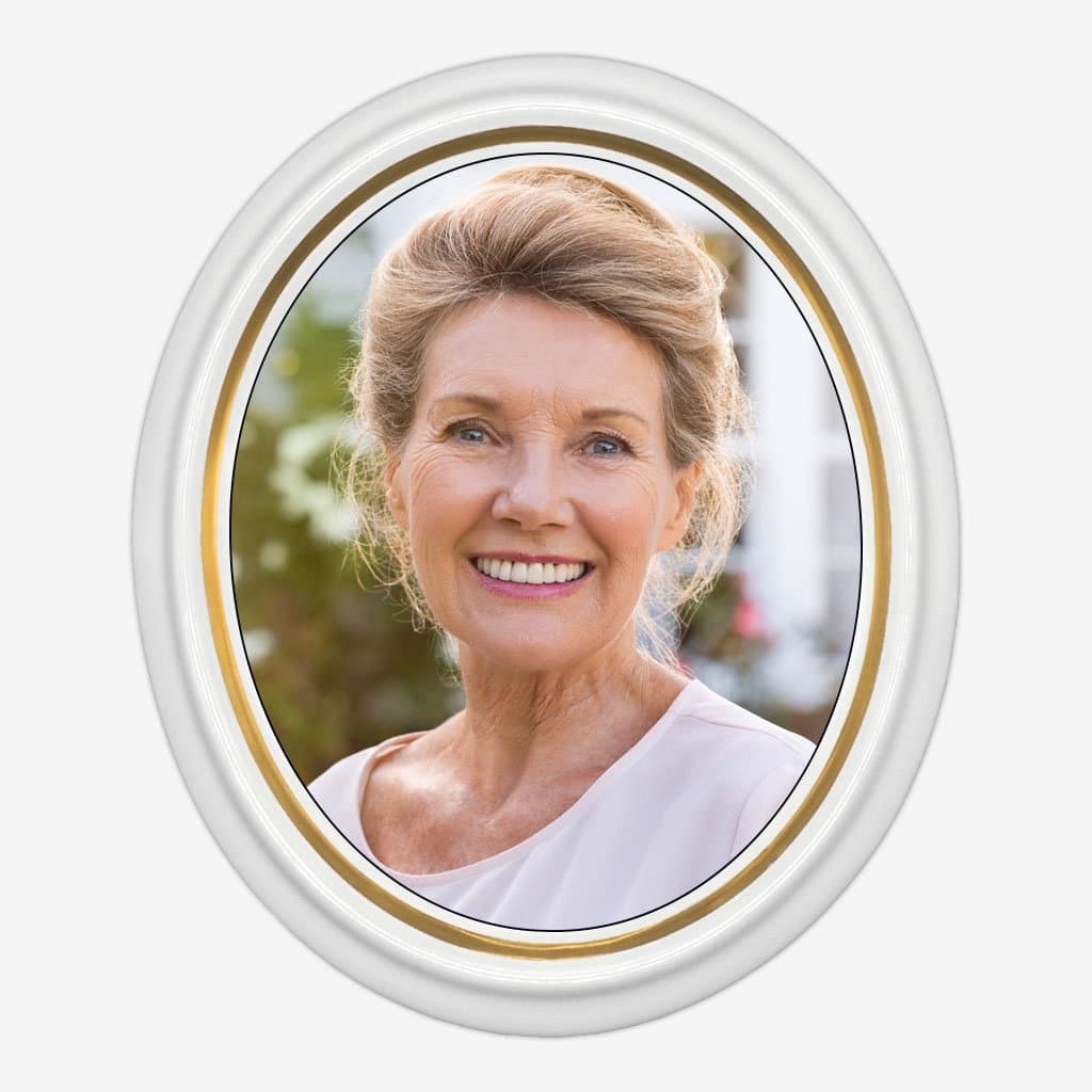 Fotoceramica per lapidi personalizzata - Ovale Boemia